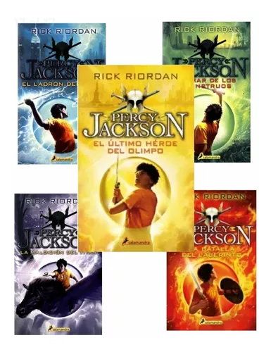 Libros De La Saga Percy Jackson