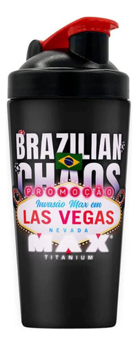 Coqueteleira Invasão Las Vegas (600ml) - Max Titanium
