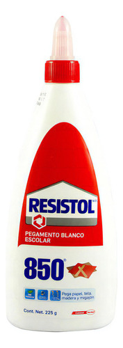 Pegamento Blanco Liquido Resistol 850 2463204 225gr 1 Pieza