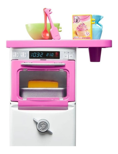 Muñeca Barbie Chef Pastelitos Set Juego Accesorios De Cocina