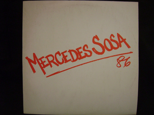 Mercedes Sosa 86-lp Vinilo-como Nuevo-9,5 Puntos