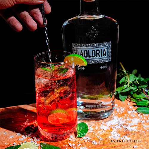 Ron La Gloria Añejo Cristalino, 6 Botellas De 750 Ml