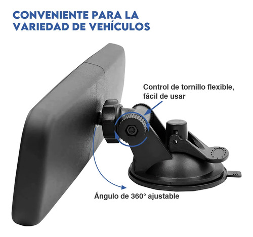 Espejo Retrovisor Universal Gran Angular 200x60mm