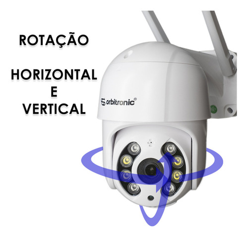 Câmera de segurança Orbitronic ORB776 com resolução 1080p branco