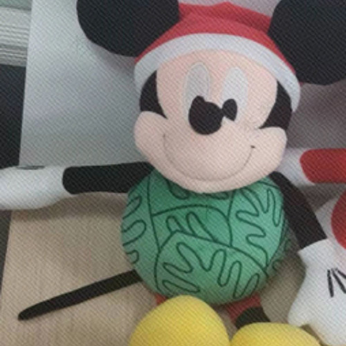Peluche Mickey Mouse Navida De Felpa 28 Cm 