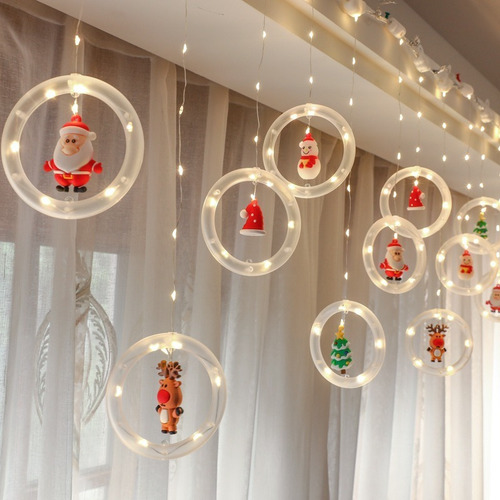 1 Lámpara De Decoración Navideña Led Luz Navideña Usbduy56