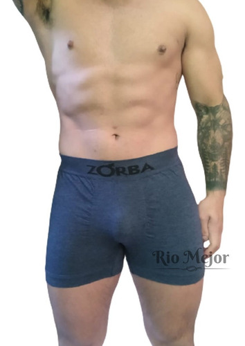 Imagen 6 de 10 de Promo Pack X 6 Boxers Zorba Lisos Sin Costura Algodón