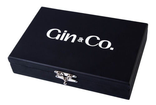 Imagem 2 de 9 de Kit Gin 8 Especiarias + Colher + Dosador + 2 Taças+1 Canudo