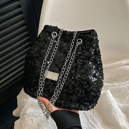Nuevo Bolso Bandolera Transpirable Con Lentejuelas For