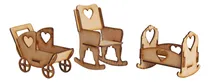 Comprar Muebles Casita De Muñecas Grandes! Combo Dormitorio Bebe !