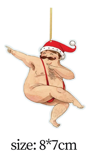 2 Paquetes De 2 A 6 Adornos Navideños Para Árboles Divertido