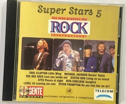 Cole Gente Los Mas Grandes Del Rock Super Stars 05 Cd N° 18