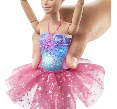 Boneca Barbie Dreamtopia Sereia Loira C Luz Brilhante MATTEL