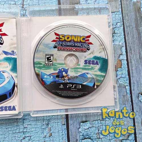 Jogo Sonic e All-Stars Racing Transformed - PS3