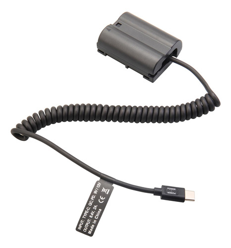 Tipo C Con Batería Simulada De Cable En El15 Para Nikon Z7