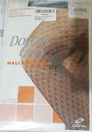 Pantimedia Malla Fashion Dorian Grey- Lencería Mujer Sexy