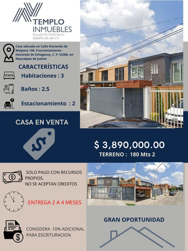 Hermosa Casa En Venta 