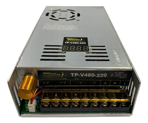 Fuente Variable 480w/2a, 0-220vcd Con Display Tp-v480-220