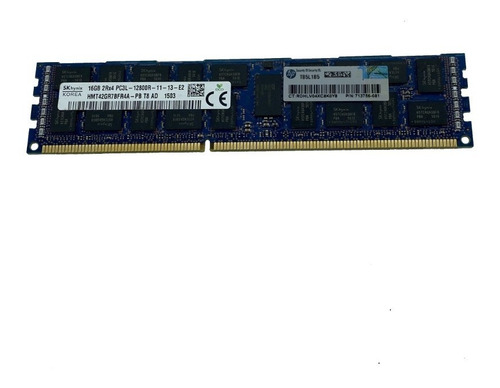 Memoria Ram Servidores 16 Gb Ddr3 2rx4 Pc3l-12800r Ecc Reg