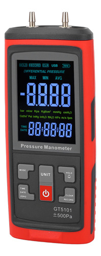 Manómetro Digital Multifuncional Lcd De Alta Resolución