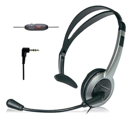 Auriculares Panasonic Kx-tca430, Gris/plegable/microfono