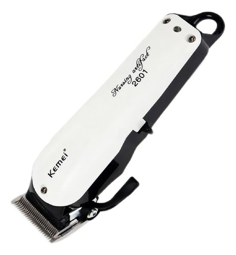 Cortador de cabelo Kemei KM-2601 branco