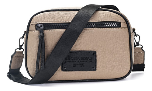 Cartera Bandolera Torielo 24.5x16.5x8cm 38298 Negro Lisa Negro Negro