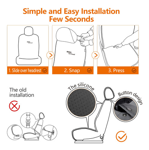 Funda De Asiento De Coche Toalla Microfibra Secado Rápido