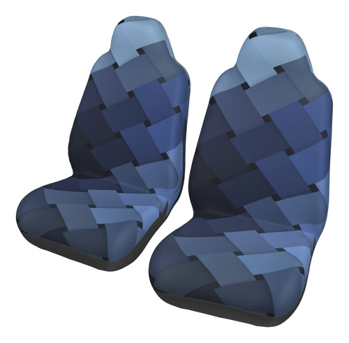 Quzioxe Juego 2 Funda Asiento Automovil Tejido Azul Para Suv