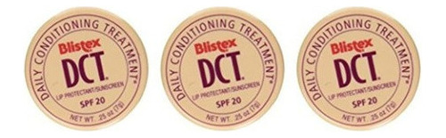 Frascos Blistex Dct, Spf 20 (paquete De 3)