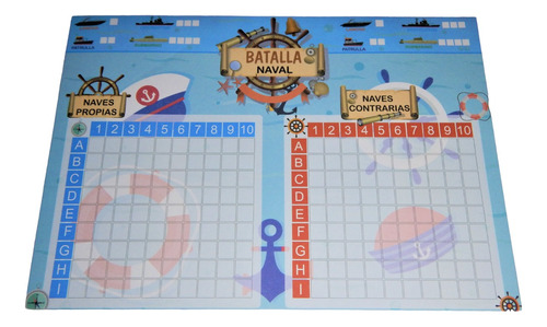 Juego Batalla Naval - Block A4