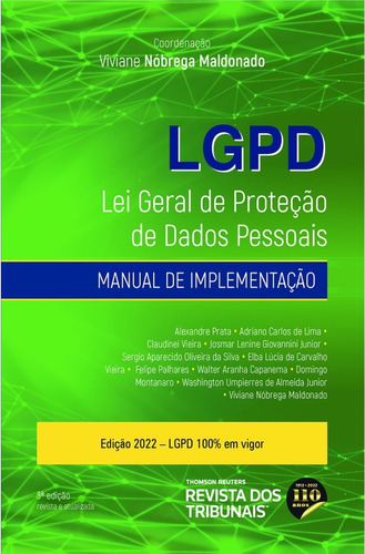 Lgpd - Lei Geral De Proteção De Dados Pessoais Manual 