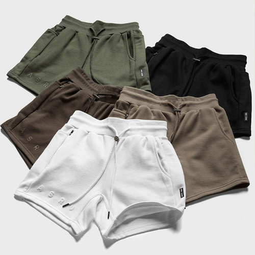 Pantalones Cortos Casuales De Algodón Asrv Para Hombre