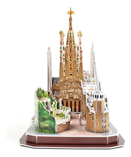 Cubic Fun Rompecabezas 3d 673012 Ciudad De Barcelona 186pzas