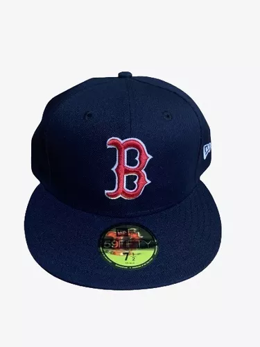 Gorra New Era Oficial De Juego Boston Red Sox Authentic Mlb 59fifty Cerrada  Azul