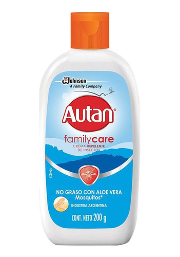 Repelente Autan Crema Family Care X 200g