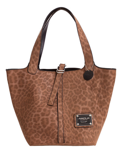 Cartera Marta Mediana Totebag Oficina Juanita Jo Mujer Print Lisa