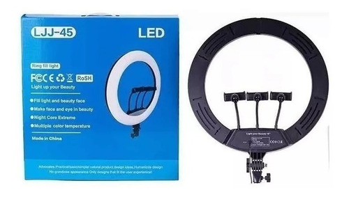 Aro Luz Led Profesional Ljj-45 45cm + Trípode 2.1m + Control