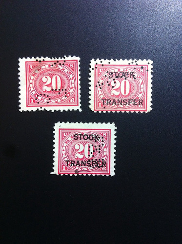 3 Timbres Postales Estampillas U S A 20¢ 1928 Oferta+regalo