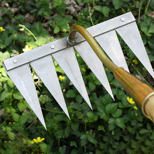 2 Azadas De Jardinería Para Verduras, 5 Puntas 7 Puntas