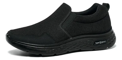 Zapatos Tenis Negros Mujer Y Hombres Pie Diabetico Cómodo