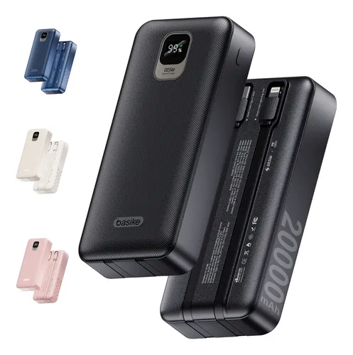 Carregador Portátil 20000mah Power Bank 22.5w Com Display | Frete