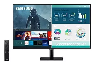 Samsung Monitor Inteligente M7 De 32 Pulgadas Con Netflix, Y