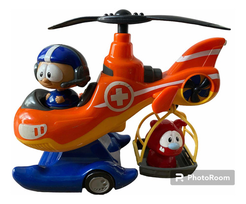 Juguete Infantil Helicóptero C/sonido Y Muñeco Shelcore