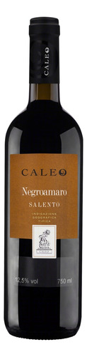 Vinho Tinto Seco Italiano Negroamaro Salento 750ml Caleo