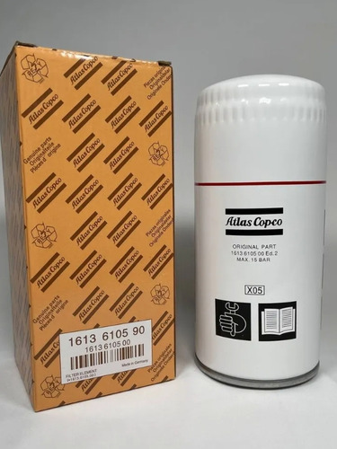 Filtro Aceite Original Atlas Copco 1613-6105-00/1613-6105-90