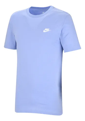 Remera Urbana Nike Nsw Club Hombre En Celeste | Moov
