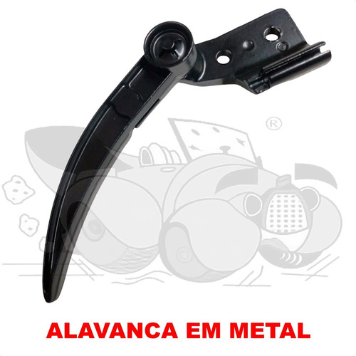 Puxador Metal Alavanca Com Cabo Capô Gol Parati Saveiro G2