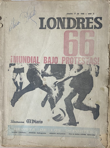 Revista De Los Deportes Nº 1 Londres 66 Fútbol, Ex5 Leer