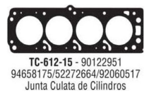 Empaquetadura Culata Chevrolet Gm Monza / Luv 2.2